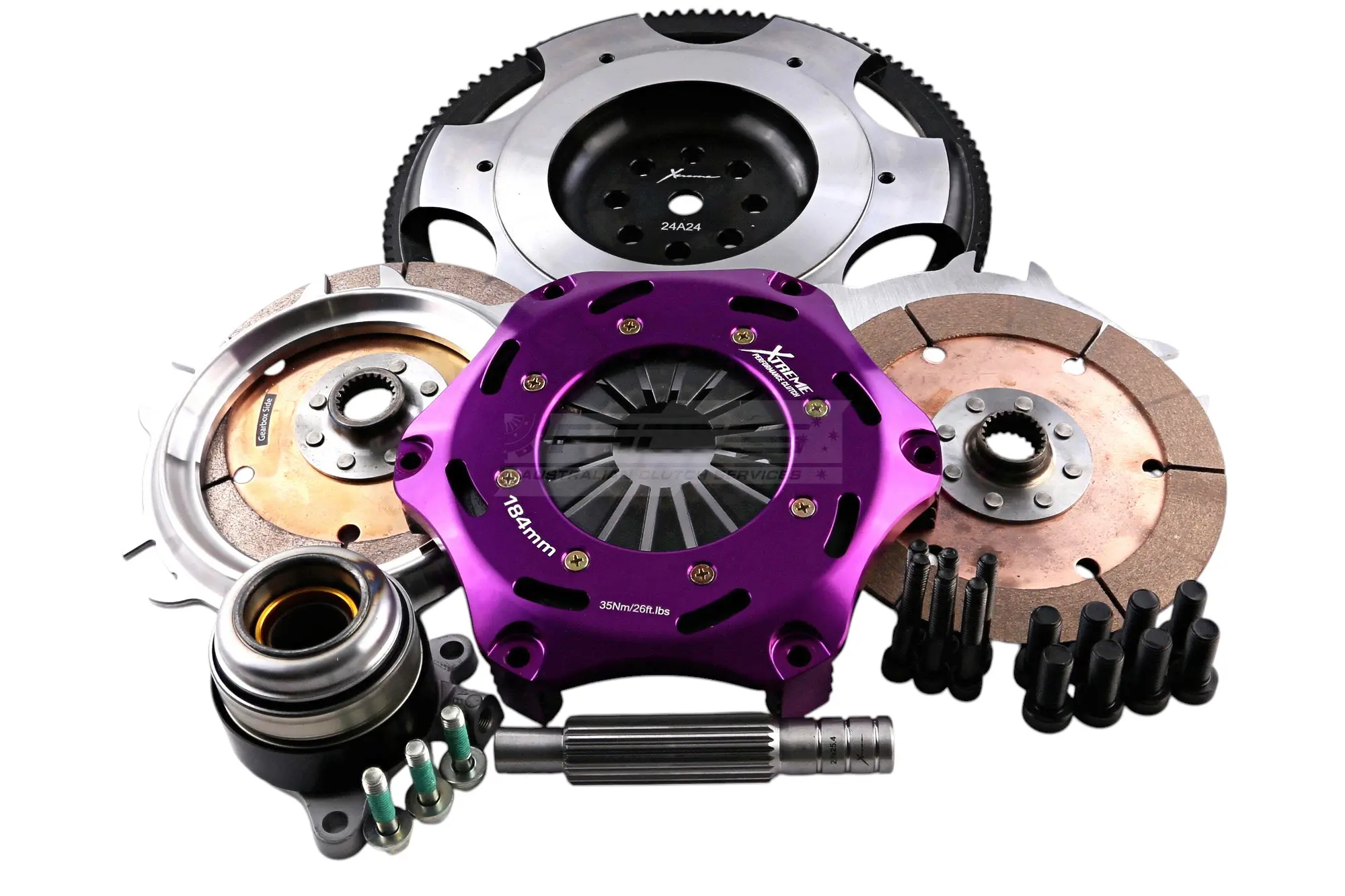 Kit Frizione 184mm Twin Plate Rinforzata Ceramica 1220Nm + Volano Monomassa Toyota Corolla GZEA14 / Yaris GXPA16 – Xtreme Performance
