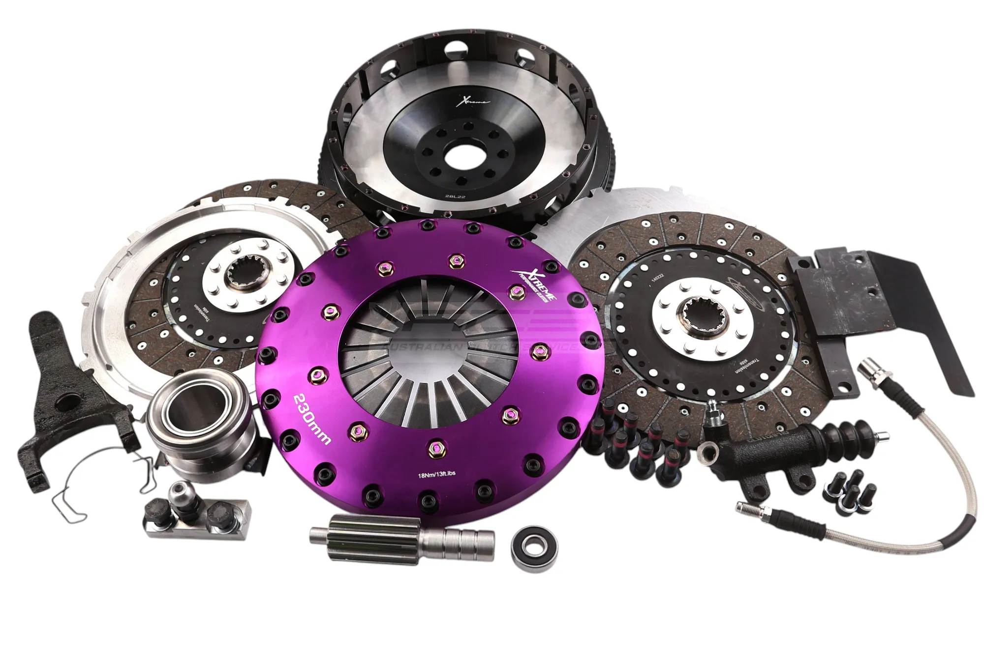Kit Frizione 230mm Twin Plate Rinforzata Organica 1200Nm + Volano Monomassa Toyota Supra JZA80 – Xtreme Performance