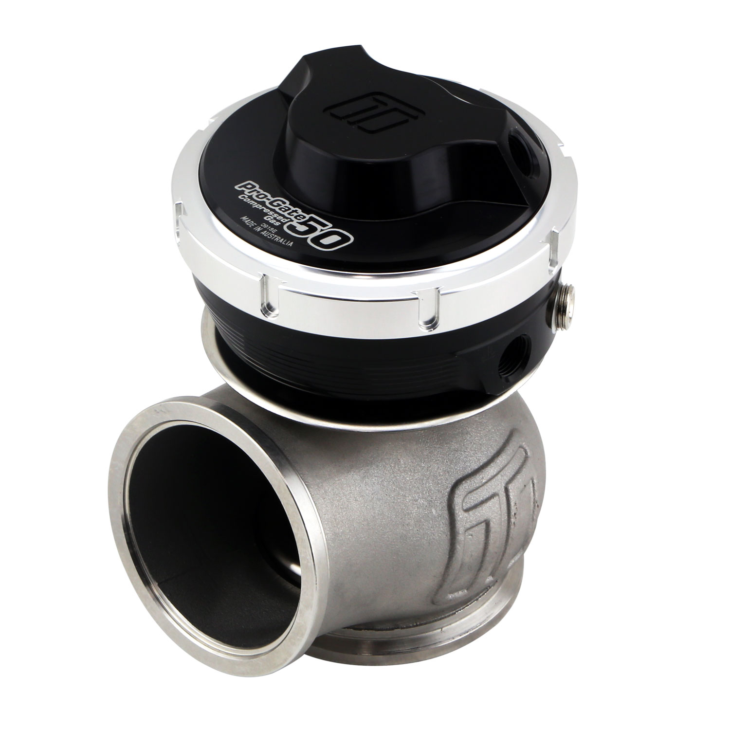 Wastegate Esterna Pro-Gate50 GenV 50mm 5psi Compressed Gas - Nero - Turbosmart