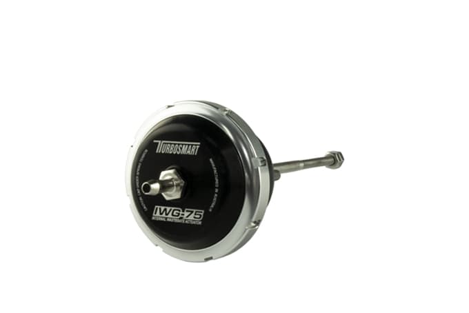 Attuatore Wastegate Maggiorato per turbo BorgWarner B1 Single Scroll (asta 120mm) - Turbosmart IWG75 14 PSI - Nero