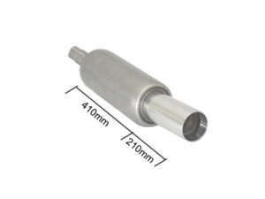 Scarico Sportivo Posteriore Terminali 90mm Sport Line Universali Marmitte RO.150mm - 61mm - Cod. 18.0449.60
