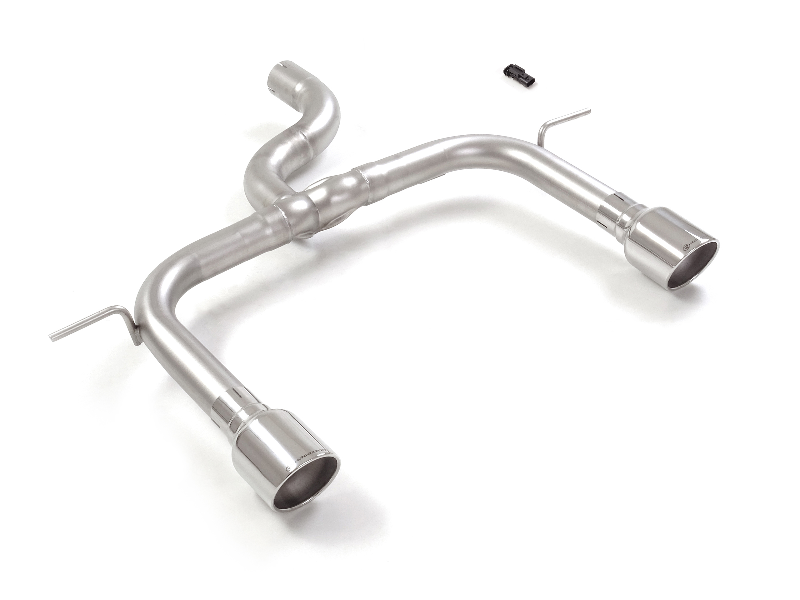Scarico Sportivo Posteriore Gr. N Sdoppiato Terminali 2x102mm Sport Line Audi TT (typ FV / 8S) 2.0TFSI - 70mm