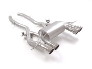 Scarico Sportivo Posteriore Sdoppiato Terminali 4x102mm Sport Line OMOLOGATO BMW M3 - 76mm