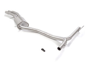Scarico Sportivo Tubo Centrale Sdoppiato Porsche Cayenne Mk3 (typ 536 - 9YA - 9YB) 3.0 V - 76mm