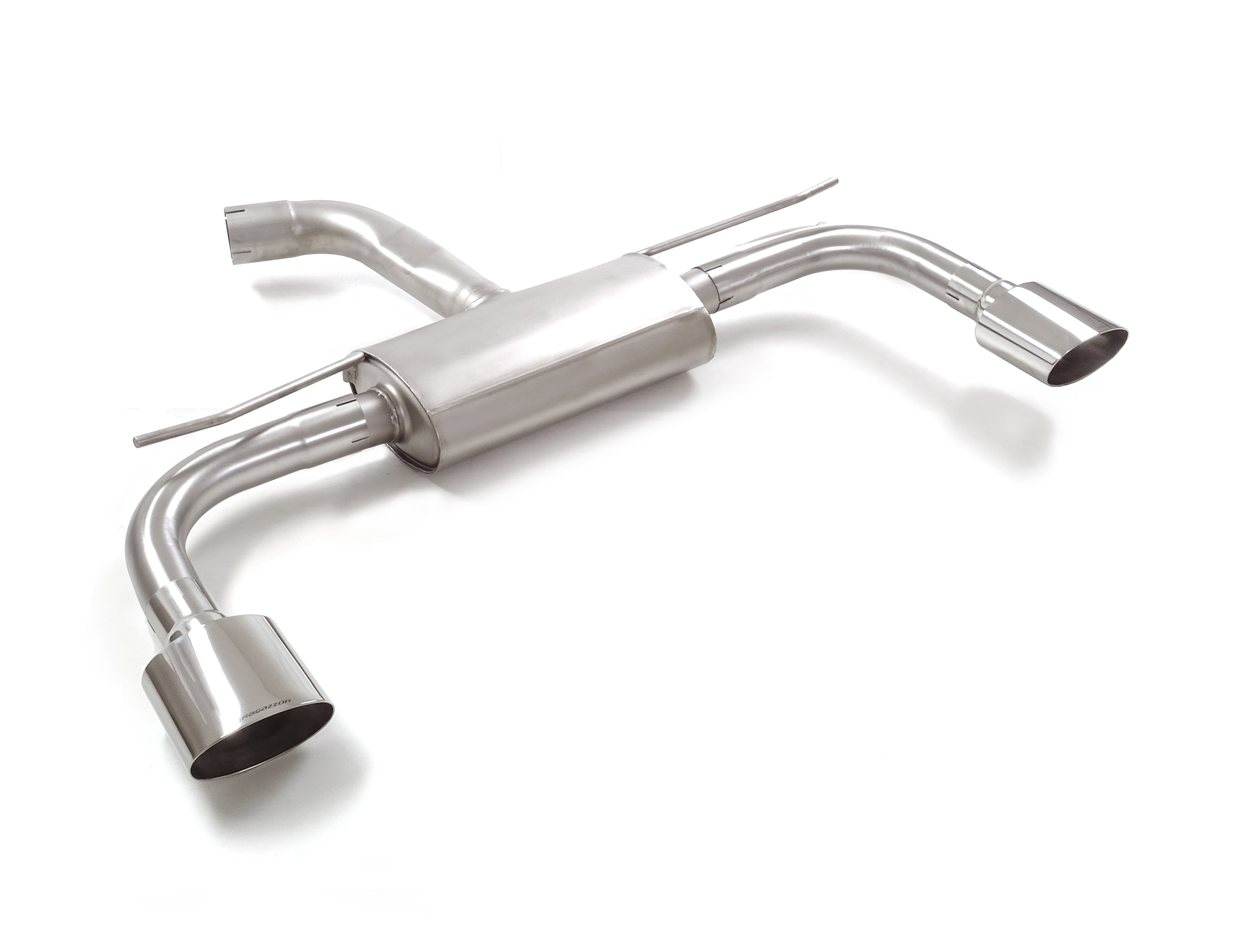 Scarico Sportivo Posteriore Sdoppiato Sport Line OMOLOGATO Volkswagen Golf Mk8 (typ CD) 2.0GTi Clubsport (221kW) 76mm - 76mm