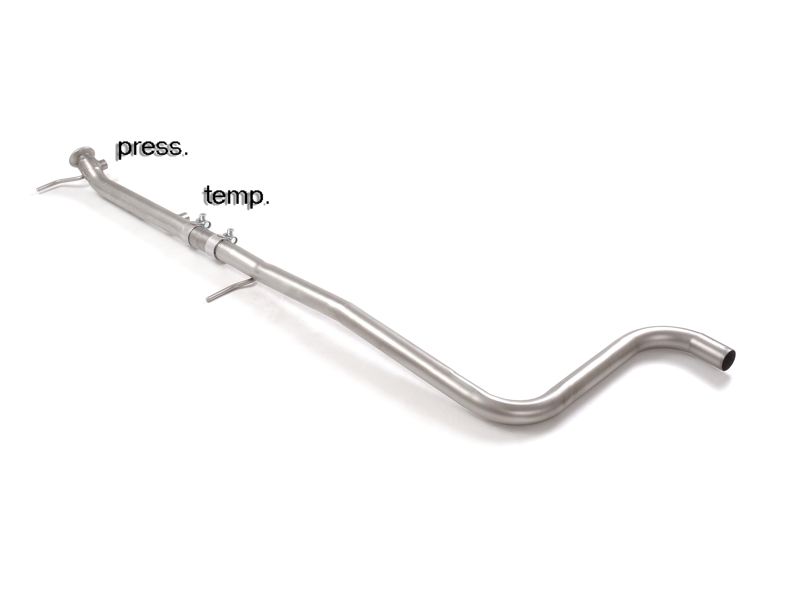 Scarico Sportivo Tubo Sostituzione OPF / GPF Ford Fiesta Mk8 1.0 Ecoboost - 45mm