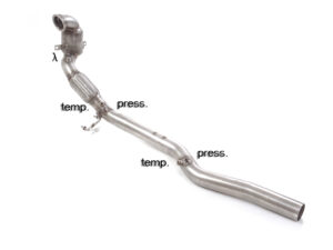 Scarico Sportivo Catalizzatore Metallico Audi TT (typ FV / 8S) - 76mm - Cod. 50.1091.80