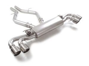 Scarico Sportivo Posteriore Sdoppiato Terminali 4x114mm Sport Line OMOLOGATO Maserati Grecale Trofeo 3.0 V6 (390kW) - 76mm