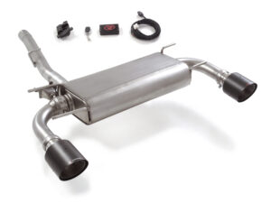 Scarico Sportivo Posteriore Sdoppiato Terminali 2x118mm con Valvola Carbon Shot Subaru BRZ Mk2 2.4 (172kW) - 63.5mm