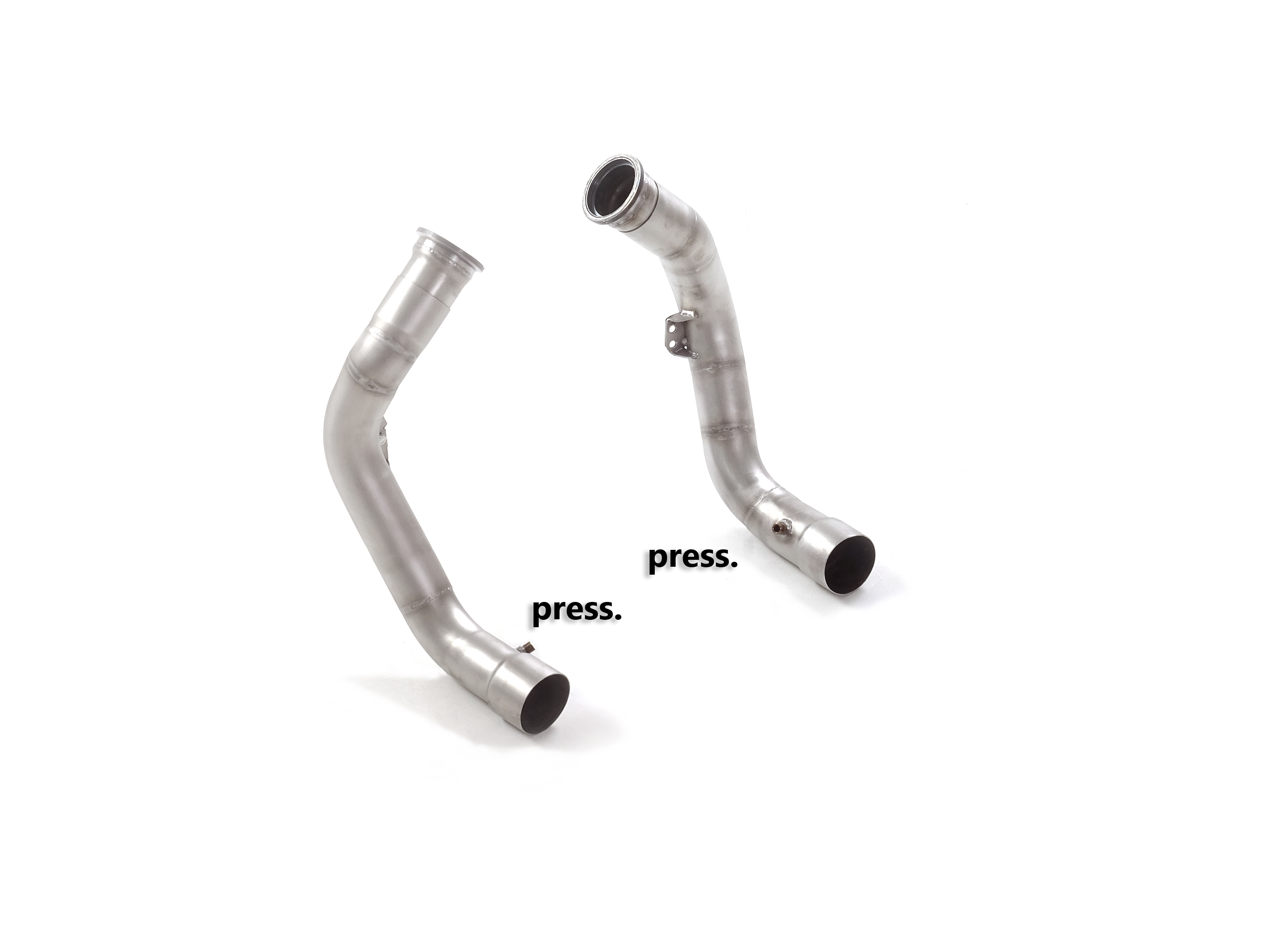Scarico Sportivo Tubo Sostituzione Secondo Catalizza BMW M8 4.4 - 70mm