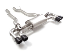 Scarico Sportivo Posteriore Sdoppiato Terminali 4x102mm Sport Line Sfalsati BMW M8 4.4 - 76mm