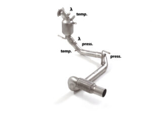 Scarico Sportivo Tubo Sostituzione OPF / GPF Jeep Wrangler (JK) Mk3 2.8CRD (147kW) - 60mm - Cod. 50.1165.80
