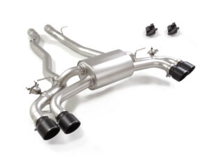 Scarico Sportivo Posteriore Sdoppiato Terminali 4x102mm Sport Line Sfalsati BMW M5 4.4 V - 76mm - Cod. 50.1233.64B