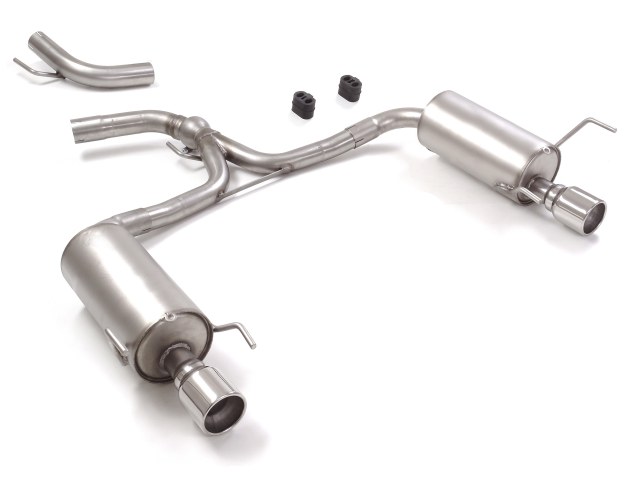 Scarico Sportivo Posteriore Sdoppiato Terminali 2x90mm OMOLOGATO Alfa Romeo 159 - 54mm - con modifica paraurti