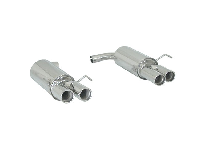 Scarico Sportivo Posteriore Sdoppiato Sfalsati OMOLOGATO Alfa Romeo Brera(939) - 55mm