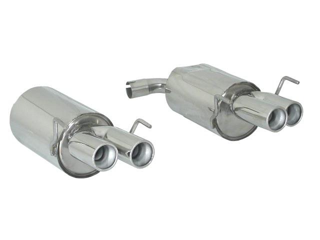 Scarico Sportivo Posteriore Sdoppiato Sfalsati OMOLOGATO Alfa Romeo Brera(939) 3.2JTS - 55mm