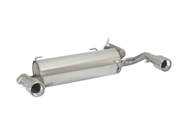 Scarico Sportivo Posteriore Sdoppiato Terminali 2x90mm OMOLOGATO Suzuki Swift Mk4 (typ MZ) Sport 1.6 16V 3p (92kw) - 54mm