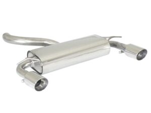Scarico Sportivo Posteriore Sdoppiato Terminali 2x90mm Sport Line OMOLOGATO Volvo C30 (typ M) 2.5 T5 - 60mm