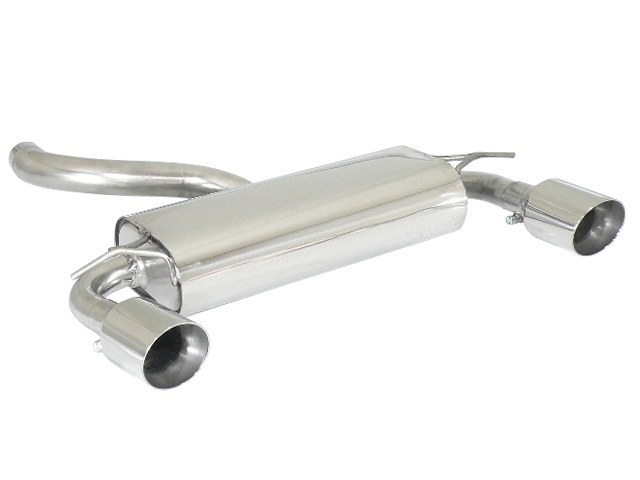 Scarico Sportivo Posteriore Sdoppiato Terminali 2x102mm Sport Line OMOLOGATO Volvo C30 (typ M) 2.5 T5 - 60mm