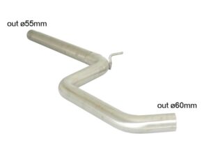 Scarico Sportivo Tubo Centrale Audi A3 (typ 8V/8VA) - 60mm - Cod. 50.0489.80