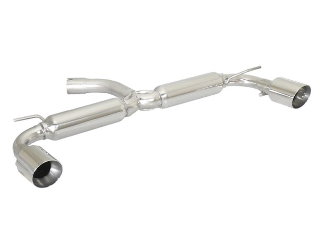 Scarico Sportivo Posteriore Sdoppiato Terminali 2x102mm Sport Line OMOLOGATO Volkswagen Maggiolino (typ 5C) 1.4TSI (118kW) Multilink Suspension - 60mm - con modifica paraurti
