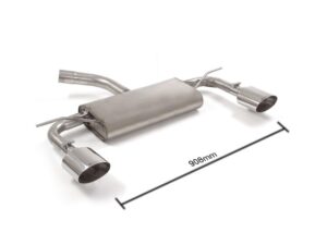 Scarico Sportivo Posteriore Sdoppiato Sport Line OMOLOGATO Seat Leon Mk3 (5F) - 60mm - Cod. 50.0568.12