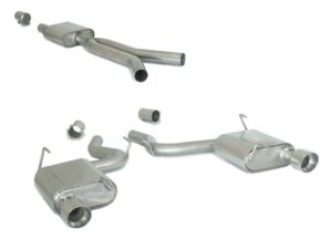 Scarico Sportivo Tubo Centrale Sdoppiato Terminali 2x102mm Sport Line OMOLOGATO Ford Mustang Mk6 Coupè 2.3i Ecoboost (233 / 213kW) - 70mm - Cod. 50.0572.61