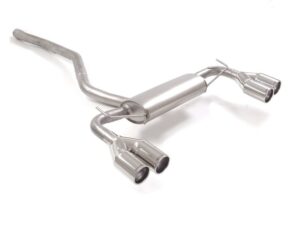 Scarico Sportivo Posteriore Sdoppiato Sfalsati OMOLOGATO Jeep Renegade - 60mm - Cod. 50.0704.26