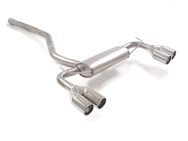 Scarico Sportivo Posteriore Sdoppiato Sfalsati OMOLOGATO Jeep Renegade - 60mm - Cod. 50.0704.26