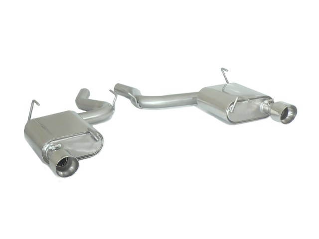 Scarico Sportivo Posteriore Sdoppiato Terminali 2x102mm Sport Line OMOLOGATO Ford Mustang Mk6 Cabrio 2.3i Ecoboost (233 / 213kW) - 70mm