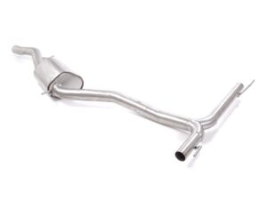 Scarico Sportivo Tubo Centrale Sdoppiato OMOLOGATO Porsche Cayenne Mk3 (typ 536 - 9YA - 9YB) 3.0 V6 (250kW) (no Euro6D-Temp) - 76mm