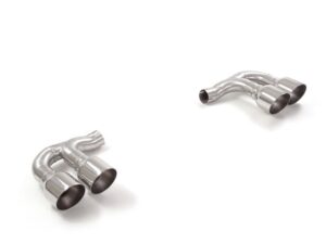 Scarico Sportivo Terminale Sfalsati Porsche Cayenne Mk3 (typ 536 - 9YA - 9YB) 3.0 V - 60mm - Cod. 50.0837.29