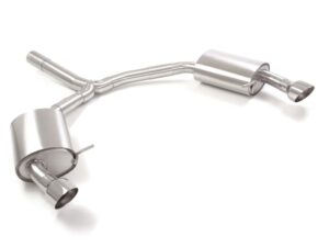 Scarico Sportivo Posteriore Sdoppiato Terminali 2x102mm Sport Line OMOLOGATO Audi A5 (typ F5) 2.0TFSI - 70mm