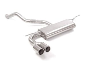 Scarico Sportivo Posteriore Sfalsati OMOLOGATO Seat Leon Mk3 (5F) 1.5TSI FR (96 / 110kW) - 60mm