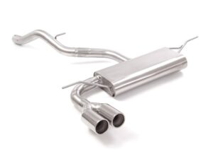 Scarico Sportivo Posteriore Sfalsati OMOLOGATO Seat Leon Mk3 (5F) 1.4TSI (110kW) FR - 60mm