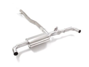 Scarico Sportivo Posteriore Sdoppiato con Valvola OMOLOGATO Mercedes Classe A(W177) A35 - 76mm