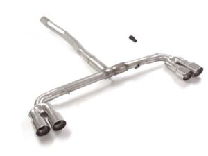 Scarico Sportivo Posteriore Gr. N Sdoppiato Terminali 4x90mm Sport Line Sfalsati Mercedes Classe A(W177) - 70mm