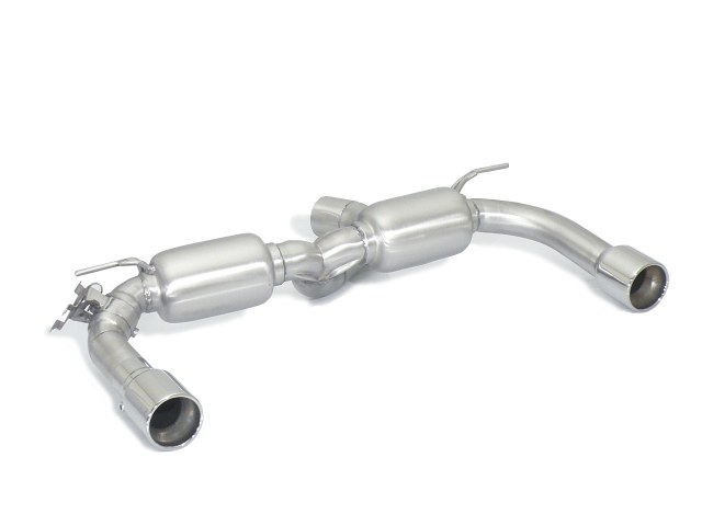 Scarico Sportivo Posteriore Sdoppiato Terminali 2x90mm con Valvola OMOLOGATO BMW Serie3 F30-F31-F34-F35 F30(Sedan) Hybrid 3 335i (225kW) - 76mm