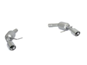 Scarico Sportivo Posteriore Sdoppiato Terminali 2x90mm Sport Line OMOLOGATO Audi A5 (typ 8T) Cabrio 2.7TDi V6 (140kW) - 55mm