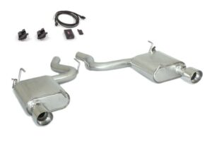 Scarico Sportivo Posteriore Sdoppiato Terminali 2x102mm Sport Line OMOLOGATO Ford Mustang Mk6 Coupè 2.3i Ecoboost (233 / 213kW) - 70mm - Cod. 50.0565.61