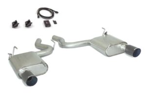 Scarico Sportivo Posteriore Sdoppiato Terminali 2x102mm OMOLOGATO Ford Mustang Mk6 Coupè 2.3i Ecoboost (233 / 213kW) - 70mm - Cod. 50.0565.71