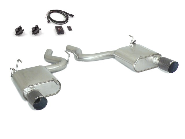 Scarico Sportivo Posteriore Sdoppiato Terminali 2x102mm OMOLOGATO Ford Mustang Mk6 Coupè 2.3i Ecoboost (233 / 213kW) - 70mm - Cod. 50.0565.71