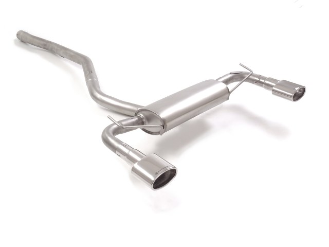 Scarico Sportivo Posteriore Sdoppiato OMOLOGATO Jeep Renegade - 60mm - Cod. 50.0704.10