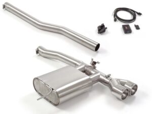 Scarico Sportivo Posteriore con Valvola OMOLOGATO Mini F56 JCW 2.0 (170kW) - 70mm - Cod. 50.0752.28