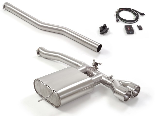 Scarico Sportivo Posteriore con Valvola OMOLOGATO Mini F56 JCW 2.0 (170kW) - 70mm - Cod. 50.0752.28