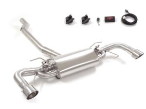 Scarico Sportivo Posteriore Sdoppiato Terminali 2x90mm Sport Line OMOLOGATO Alfa Romeo Giulia(952) 2.0 Turbo - 76mm - Cod. 50.0818.60