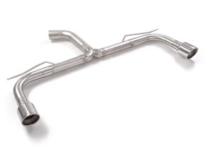Scarico Sportivo Posteriore Gr. N Sdoppiato Terminali 2x102mm Sport Line Volkswagen Golf Mk8 (typ CD) - 70mm