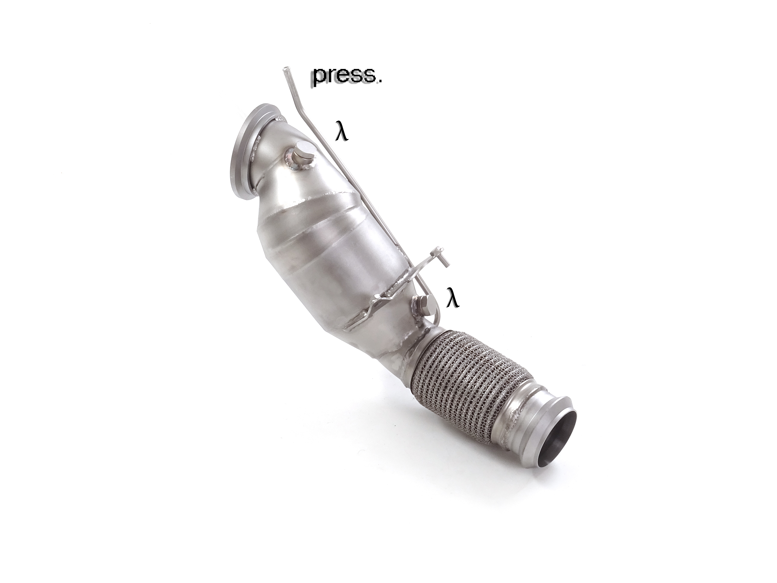 Scarico Sportivo Catalizzatore Metallico BMW Serie3 G20-G21 - 76mm