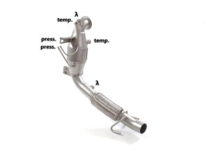Scarico Sportivo Tubo Sostituzione OPF / GPF BMW Serie2 Active Tourer(F45) 2.0 - 60mm