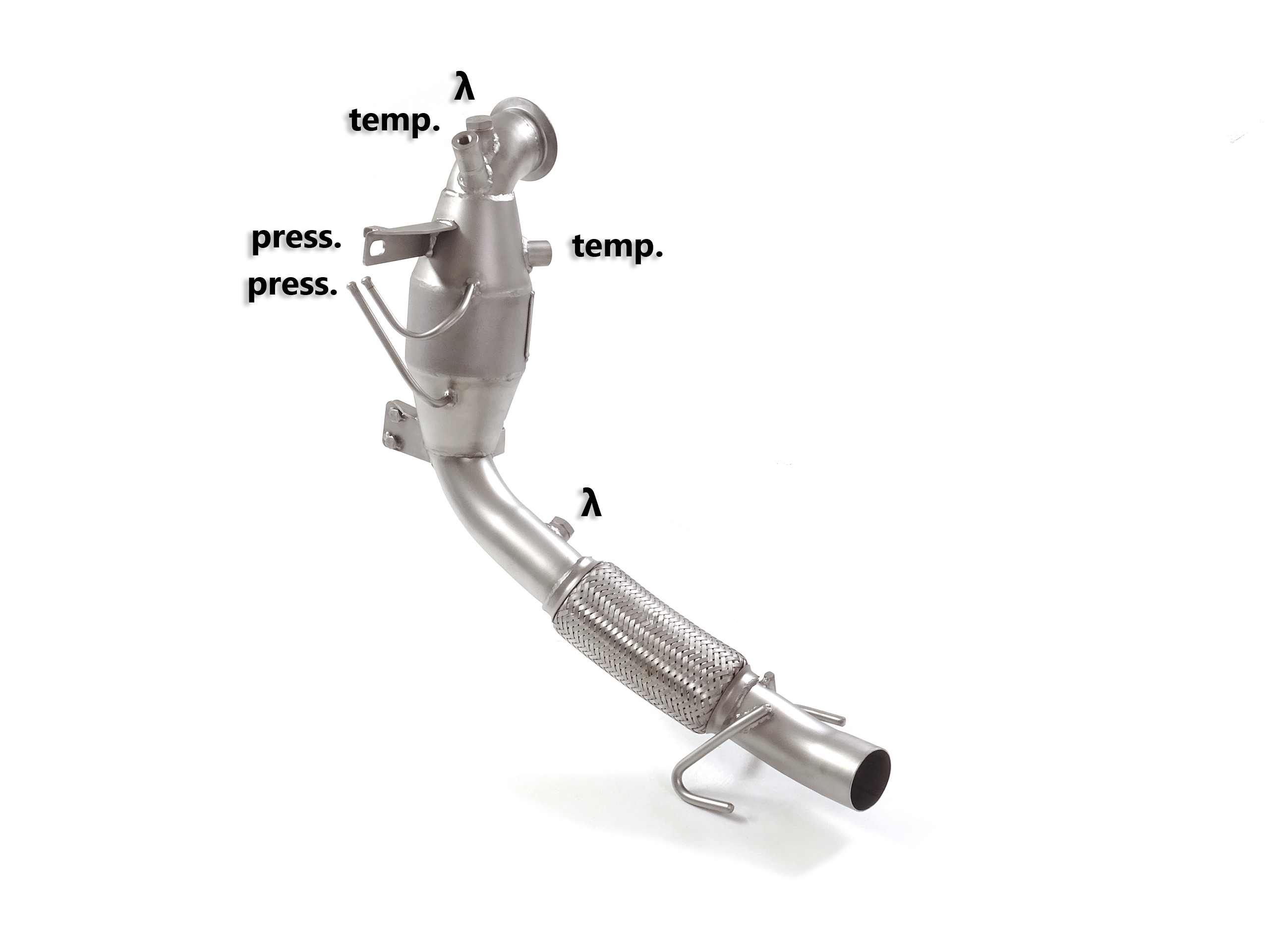 Scarico Sportivo Tubo Sostituzione OPF / GPF BMW Serie2 Active Tourer(F45) 2.0 - 60mm